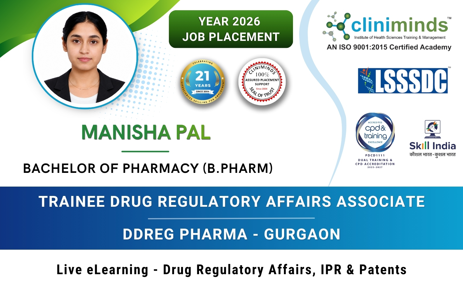 Cliniminds Drug Regulatory Affairs Placements